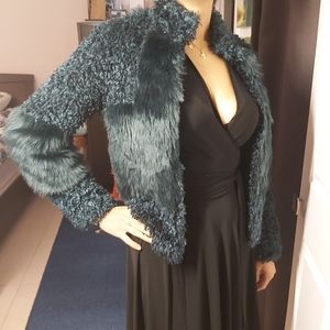 Faux fur jacket